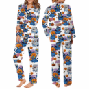 Kpop Demon Pumpkin Halloween Satin Pajamas Set
