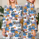 Kpop Demon Pumpkin Halloween Satin Pajamas Set
