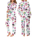 Kpop Idol Satin Pajamas Set For Women