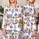 Kpop Movie Satin Pajamas Set For Women
