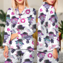 Kpop Music Satin Pajamas Set For Women