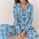 Kpop Demon Silk Satin Pajamas Set For Women