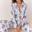 Kpop Soda Pop Satin Pajamas Set For Women