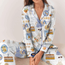 Lisbon Portugal Travel Silky Satin Pajama Set