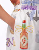 Louisiana Preppy Girl Silk Satin Pajama Set For Women