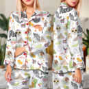 Mexico Satin Pajama Set For Women