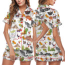 Mexico Satin Pajama Set For Women