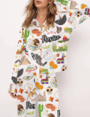 Mexico Silk Satin Pajama Set For Women