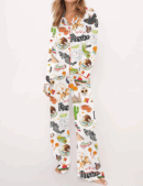 Mexico Silk Satin Pajama Set For Women
