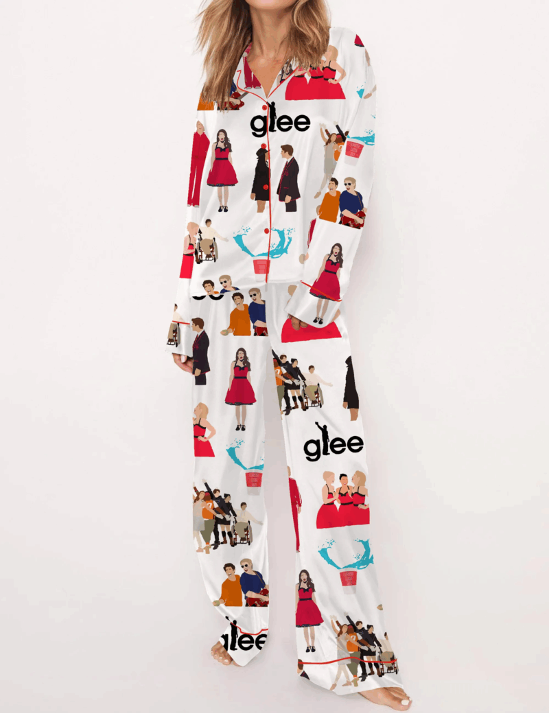 Musical TV Show Silk Satin Pajama Set For Women