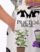 Practical Magic Witches Silk Satin Pajama Set For Women