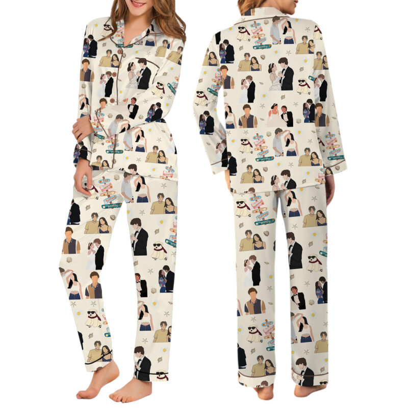 Pride Girls Silky Satin Pajama Set For Women