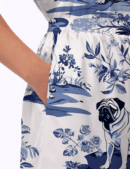 Pug Dog Silky Satin Pajama Set For Women