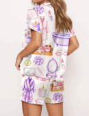 Spa Silk Satin Pajama Set For Women