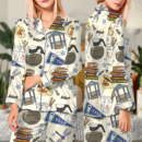 Stars Hollow Gilmore Girls Satin Pajamas Set For Women