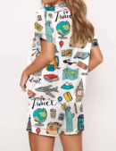 Travel Silk Satin Pajama Set For Women
