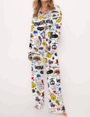 Venezuela Silk Satin Pajama Set For Women