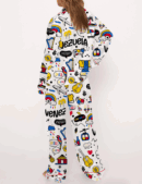 Venezuela Silk Satin Pajama Set For Women