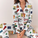 Very Lebanese Satin Pajama Set For Women
