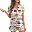 Very Lebanese Satin Pajama Set For Women