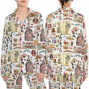Vintage Silk Satin Pajama Set For Women