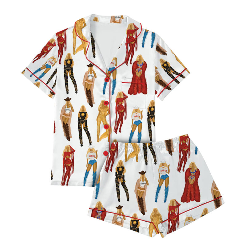 Favorite Singer Satin Pajamas Set For Women