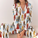 Favorite Singer Satin Pajamas Set For Women