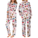 Favorite Singer Silk Satin Pajamas Set For Women