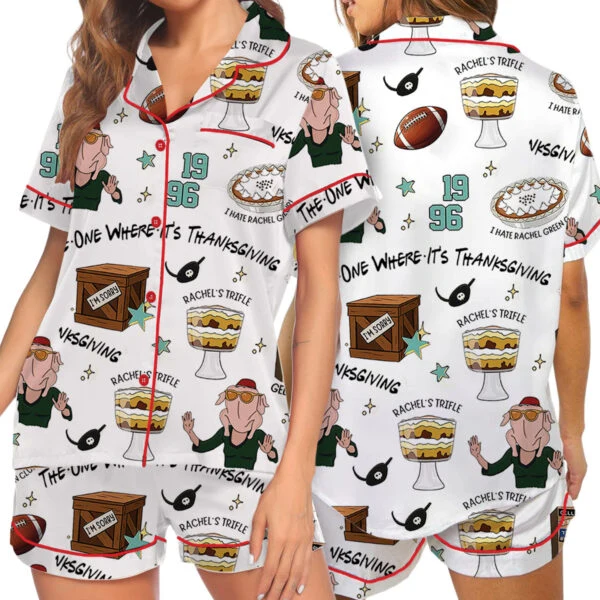 Griswold Christmas Satin Pajamas Set For Women