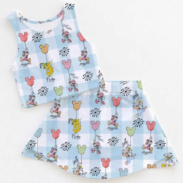 Mickey & Friends Balloon Dress Set, Disneybound Running Vacation Outfit