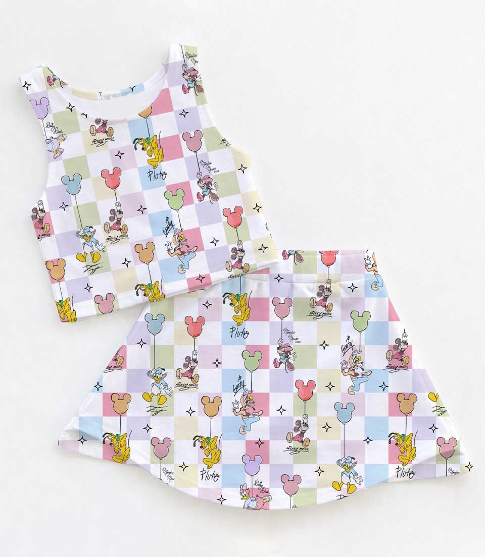 Mickey & Friends Signature Dress Set, Disney Family Vacation Matching Outfit