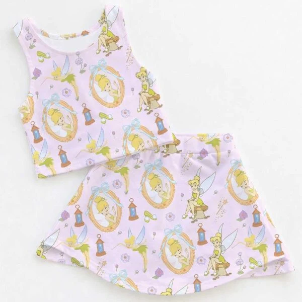 Disney Peter Pan Tinker Bell Dress Set, Fairy Princess Vacation Outfit