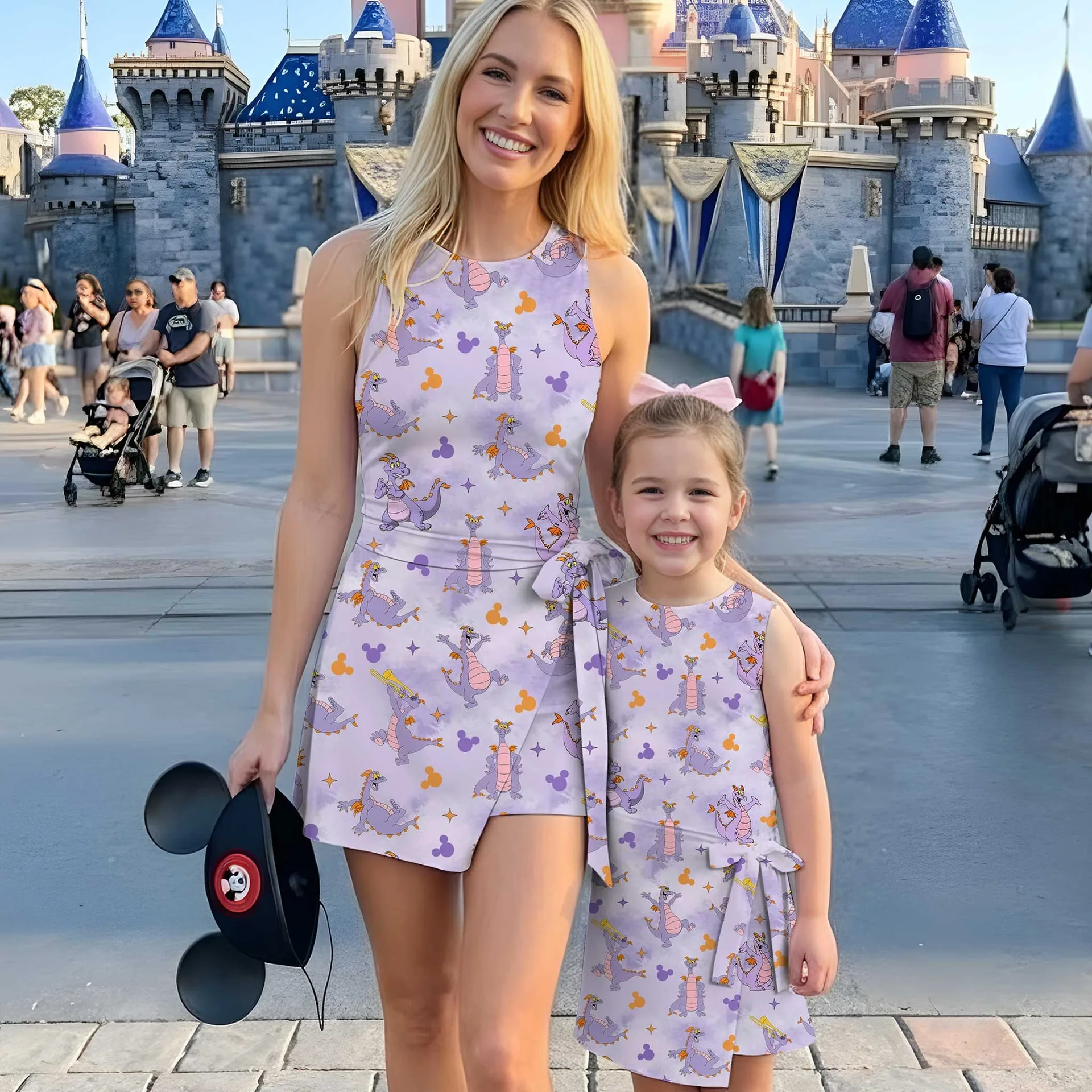 Girls Figment Dragon Tennis Dress Skirt, Family Matching EPCOT Outfit