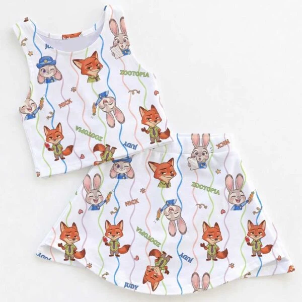 Judy Hopps Zootopia Dress Set, Officer Bunny Power Birthday Vacation Outfit