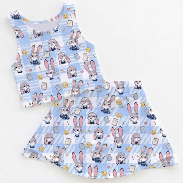 Women's Judy Hopps Activewear Set, Zootopia Athletic Dress & Skort Outfit, Family Matching Sportswear
