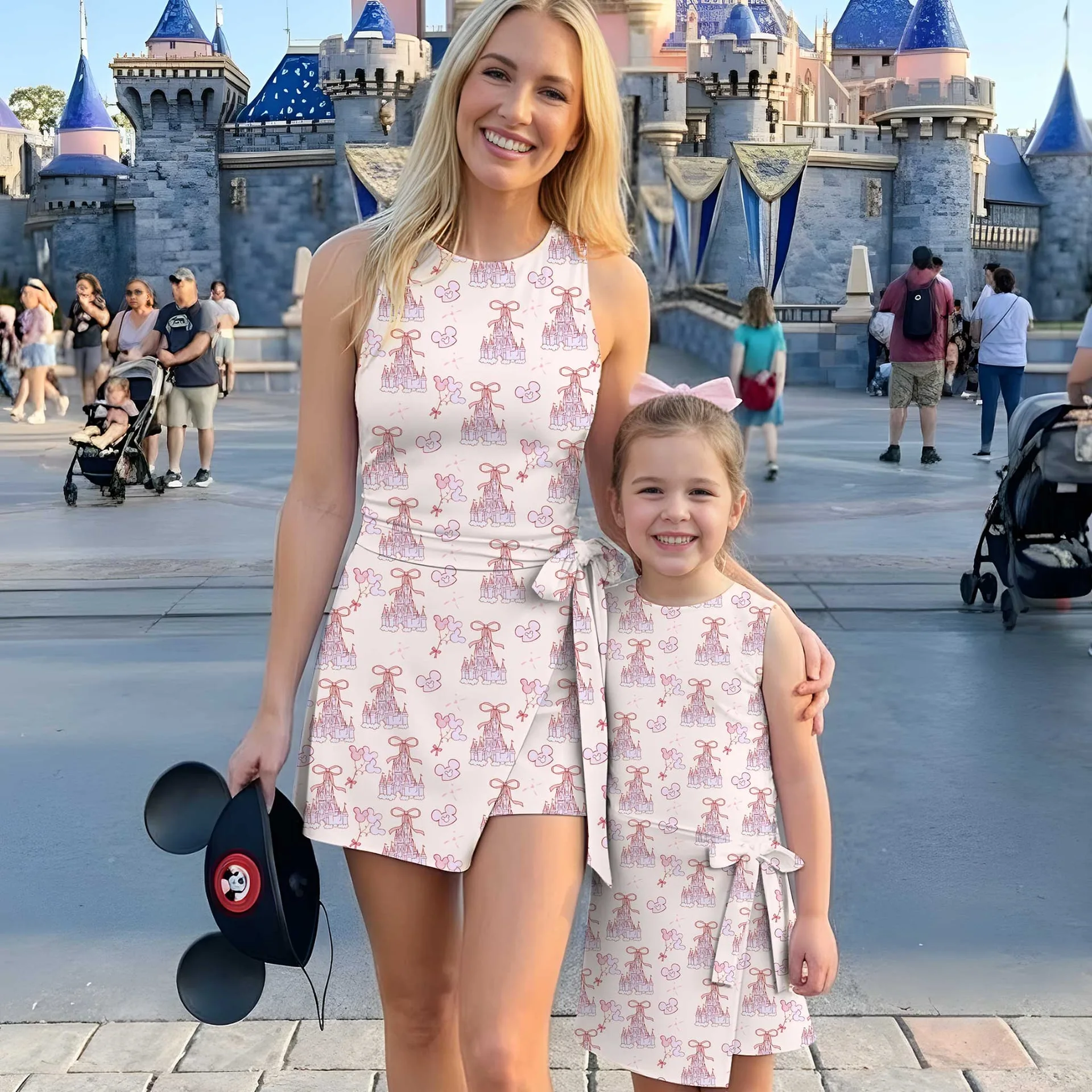 Girls Mickey Coquette Tennis Dress Skirt, Family Matching Disney Outfit