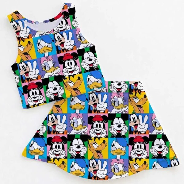 Mickey And Friends Dress Set, Disney Family Vacation Matching Outfit