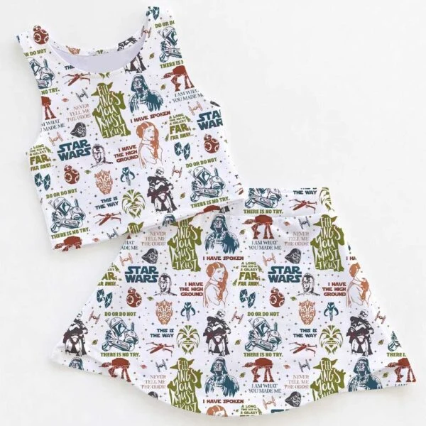 Star Wars Dress Set, Space Battle Disney Vacation Outfit