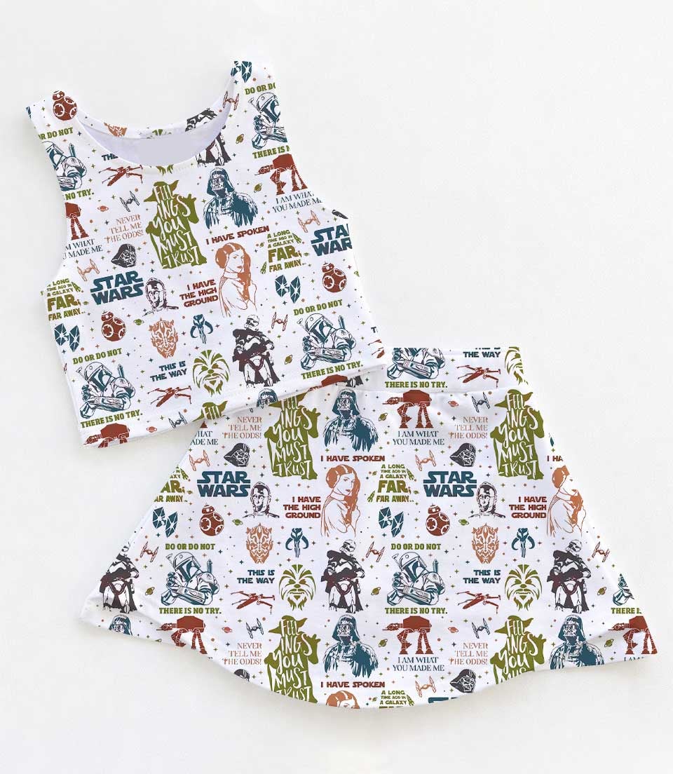Star Wars Dress Set, Space Battle Disney Vacation Outfit