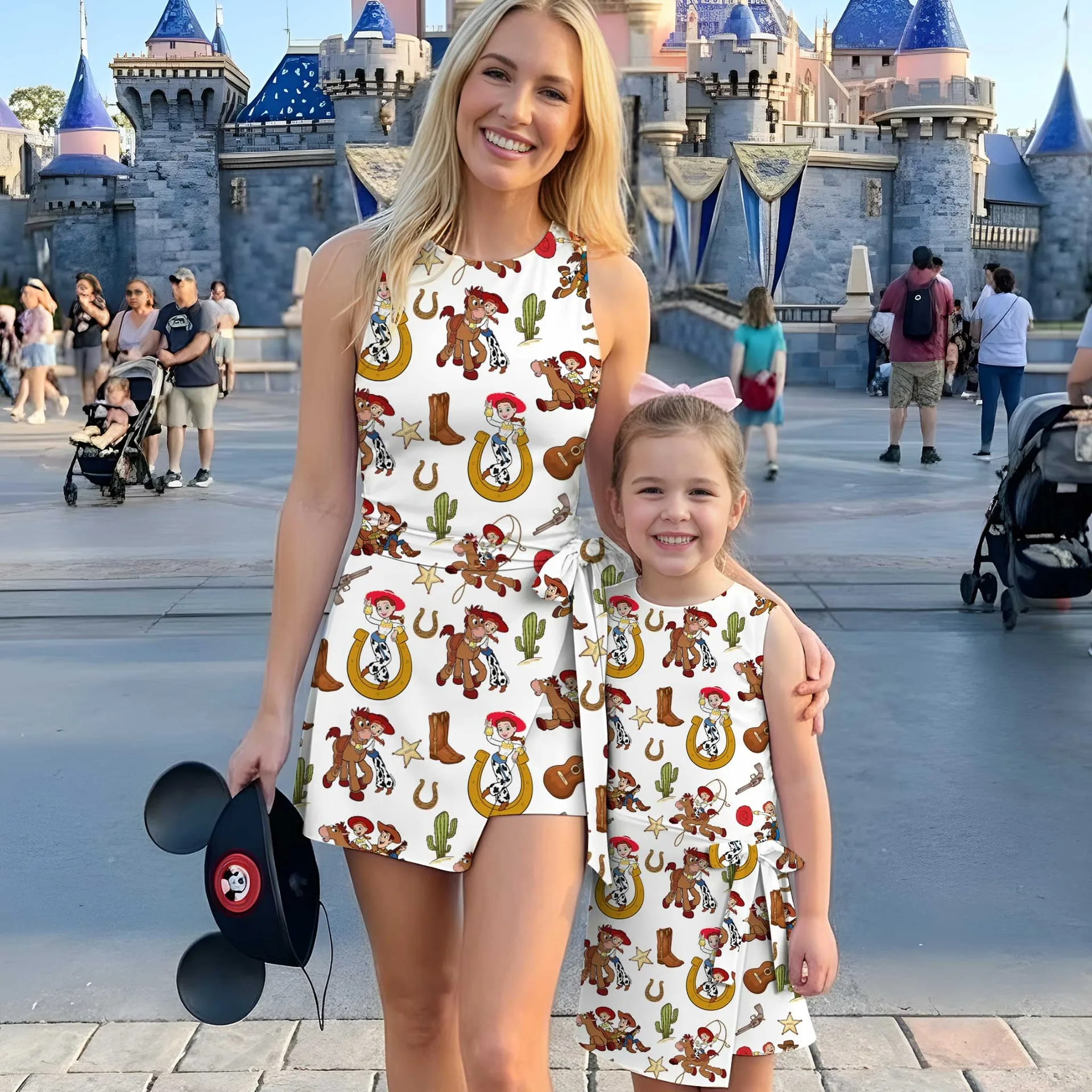 Girls Toy Story Balloons Tennis Dress Skirt, Family Matching Disney Outfit