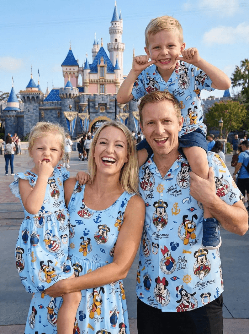 Disney Mickey And Friends Cruise Ship And Dress Shirt, Family Matching Vacation Outfit