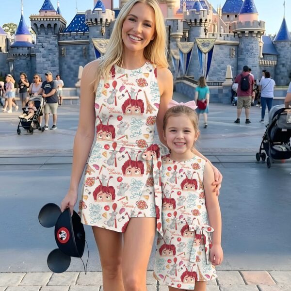 Girls Disney Ratatouille Paris Tennis Dress Skirt, Family Matching Outfit