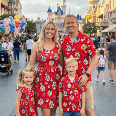 Family Mickey Minnie Sailor Hawaiian Shirt Dress Set, Disney Cruise Matching Outfit