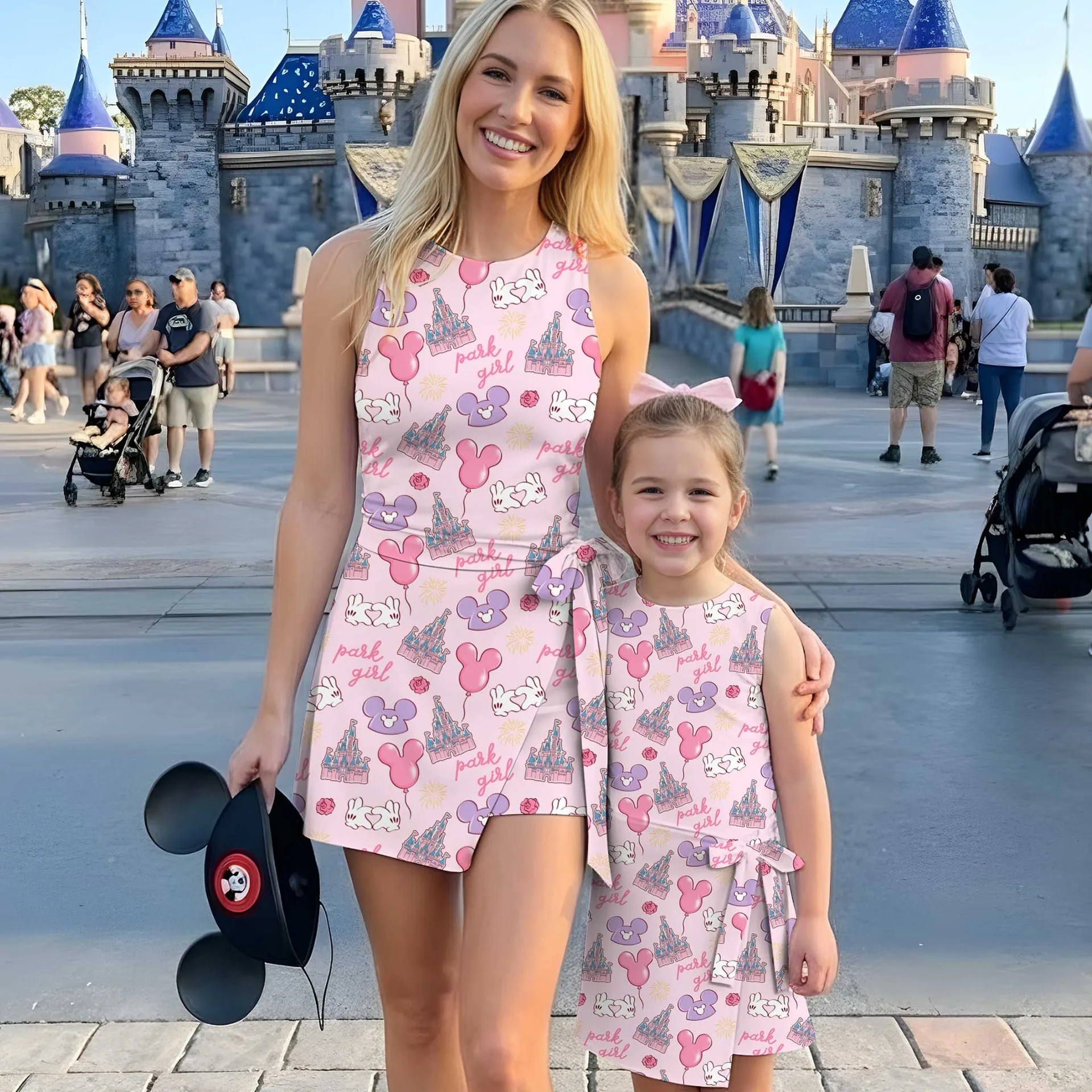 Girls Magical Mickey Icons Tennis Dress Skirt, Family Matching Disney Outfit