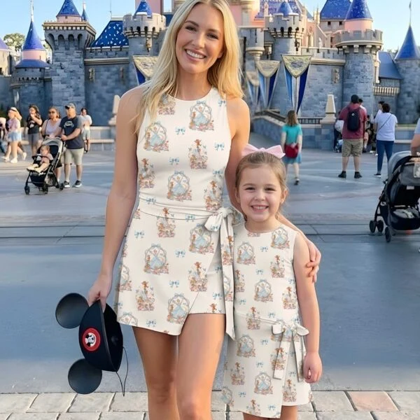 Girls Cinderella Coquette Tennis Dress Skirt, Family Matching Disney Outfit