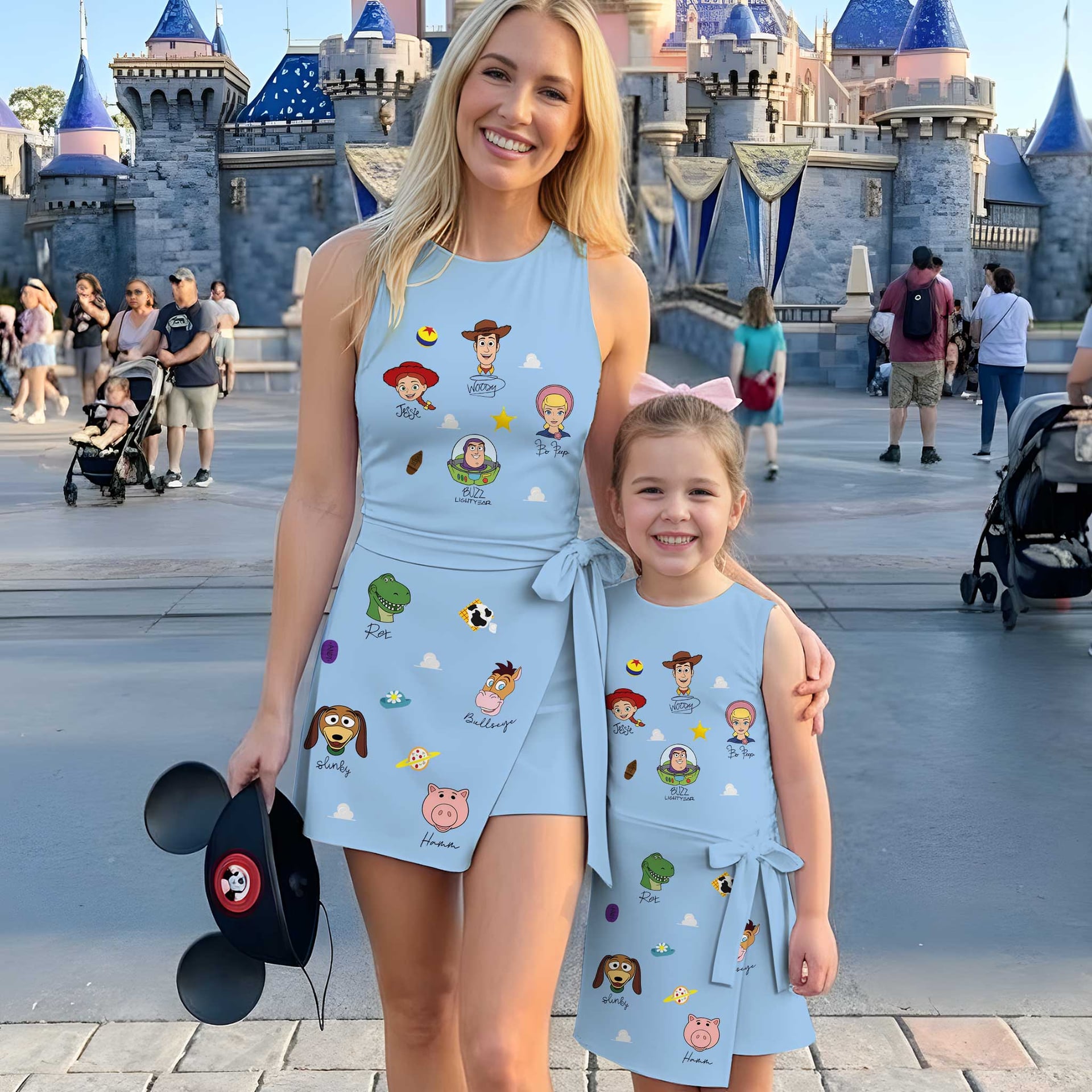 Girls Toy Story Balloons Tennis Dress Skirt, Family Matching Athletic Outfit
