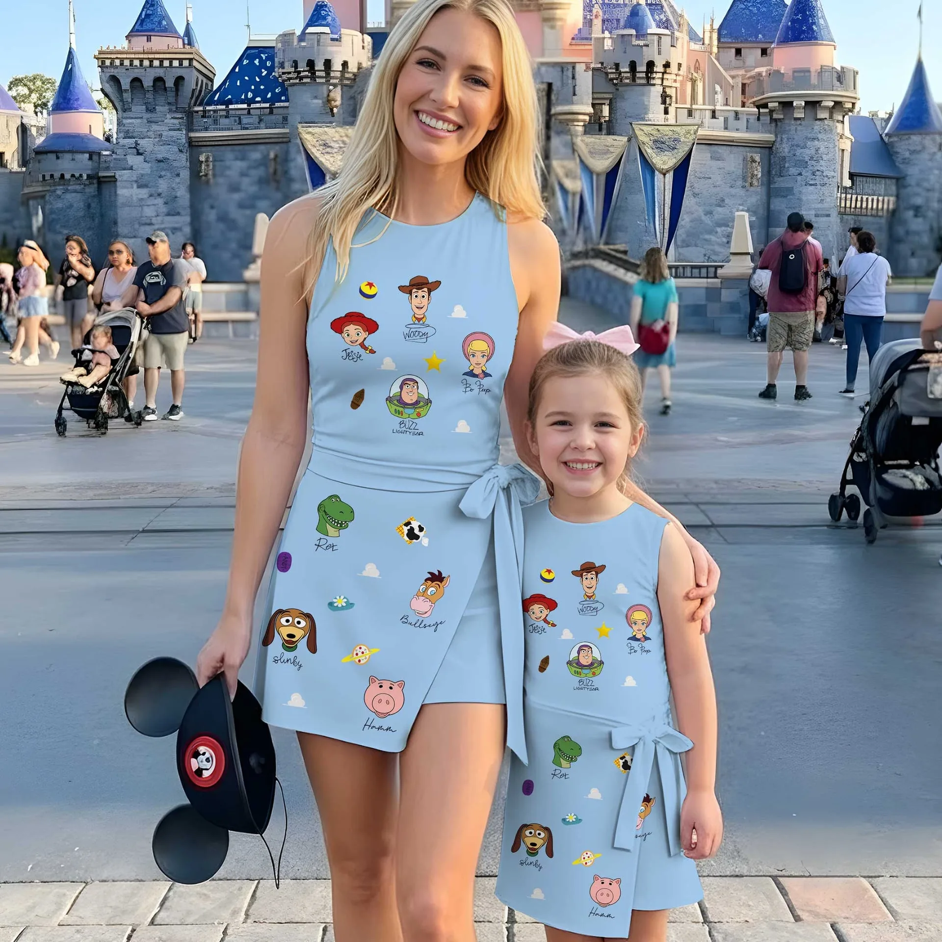 Girls Toy Story Balloons Tennis Dress Skirt, Family Matching Athletic Outfit