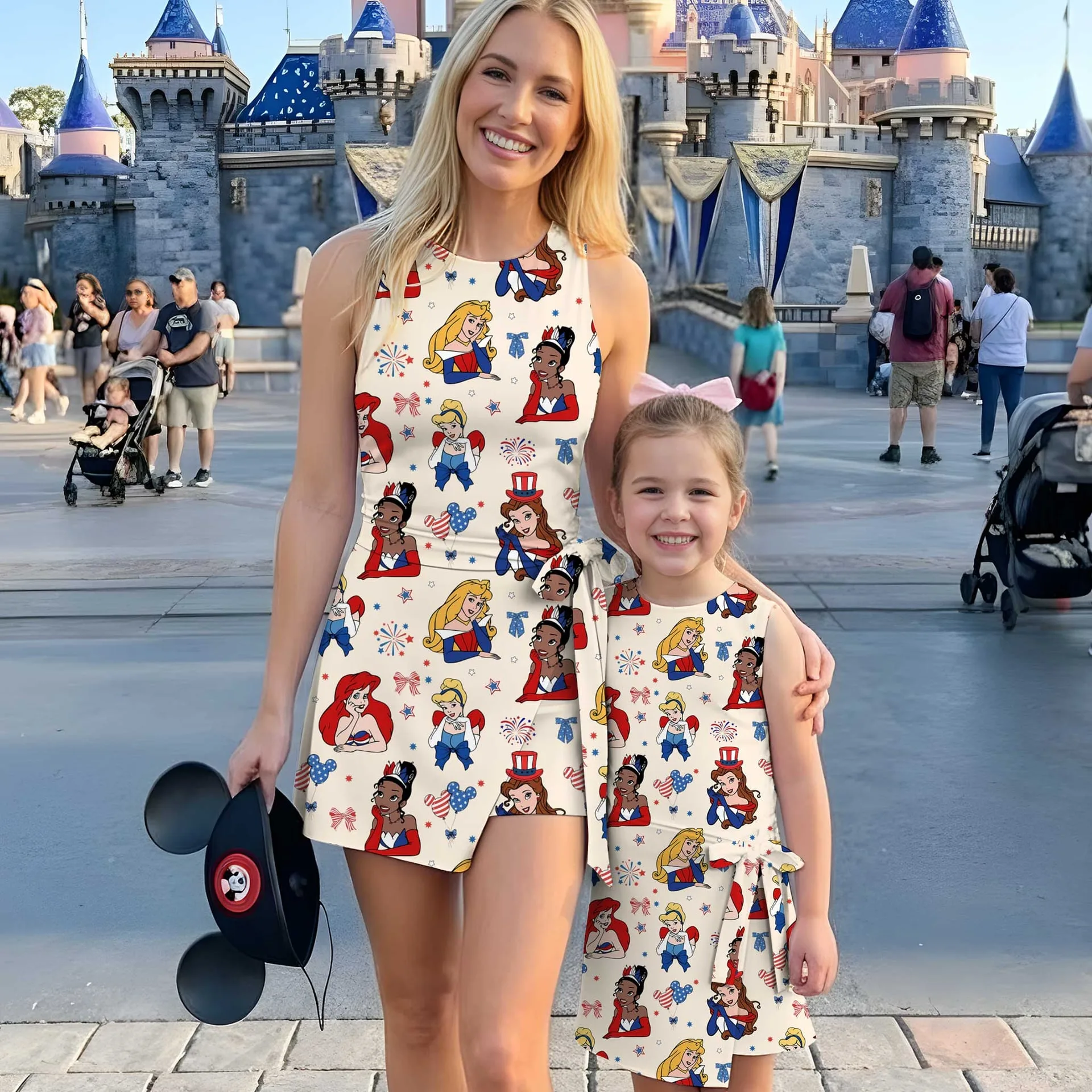 Disney Princess Tennis Dress Skirt America 250 Years, Patriotic 4th of July Dress 1776–2026 USA Celebration WDW Vacation Dress