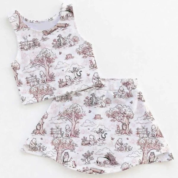 Winnie the Pooh Dress Set, Pooh and Friends Family Vacation Outfit
