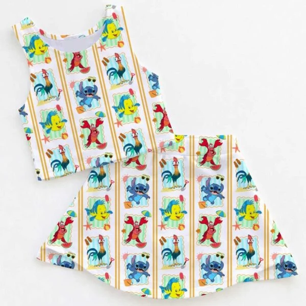 Stitch Disney Aloha Skater Dress, Lilo And Stitch Vacation Outfit
